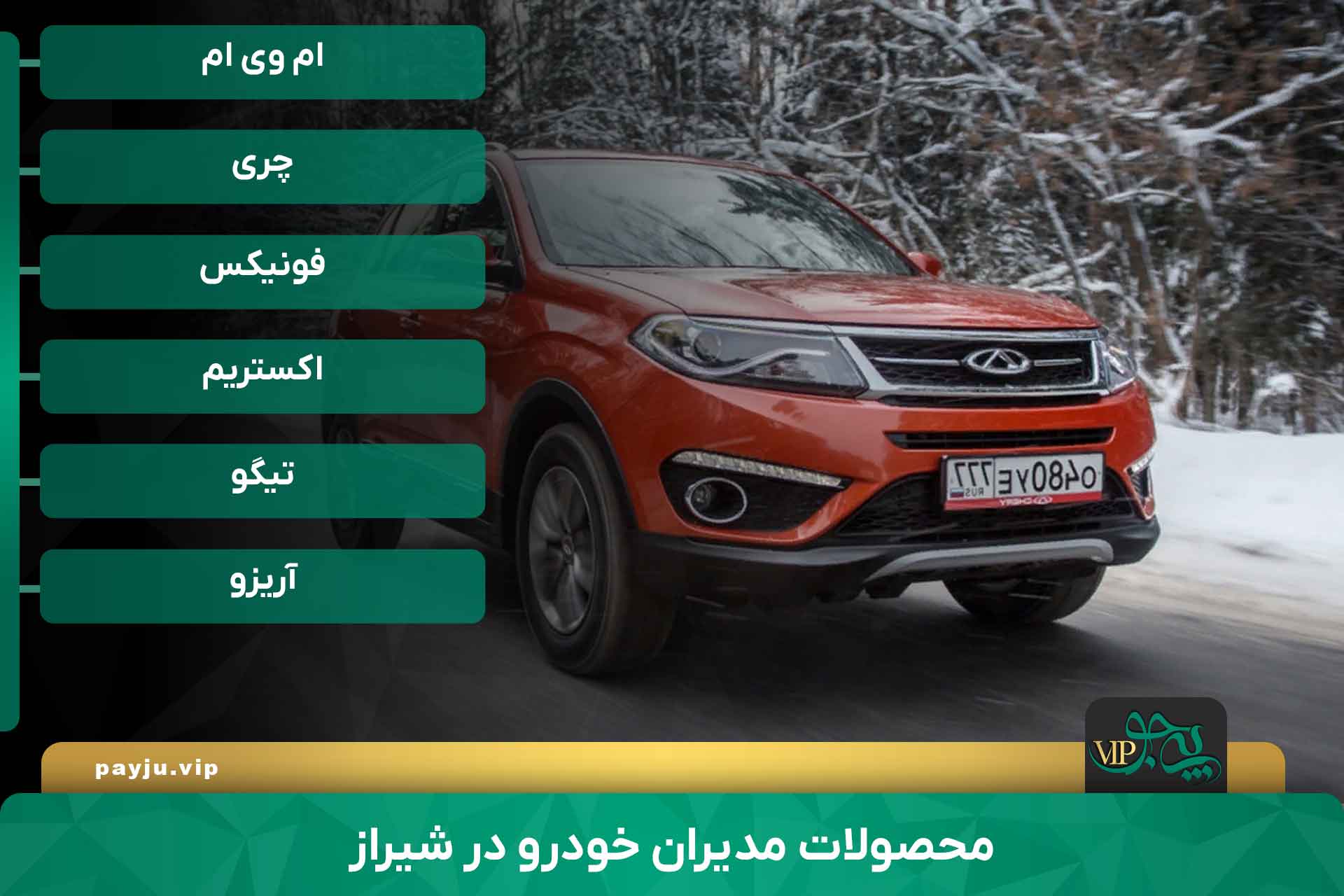 محصولات مدیران خودرو در شیراز