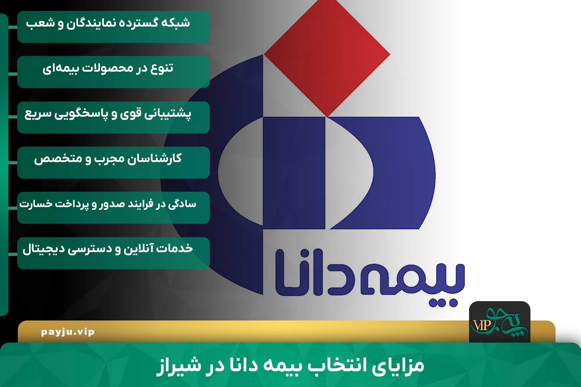 بهترین نمایندگی بیمه دانا در شیراز